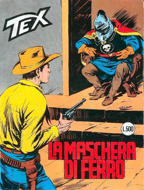 Tex Nr. 232: La Maschera di Ferro front cover (Italian).