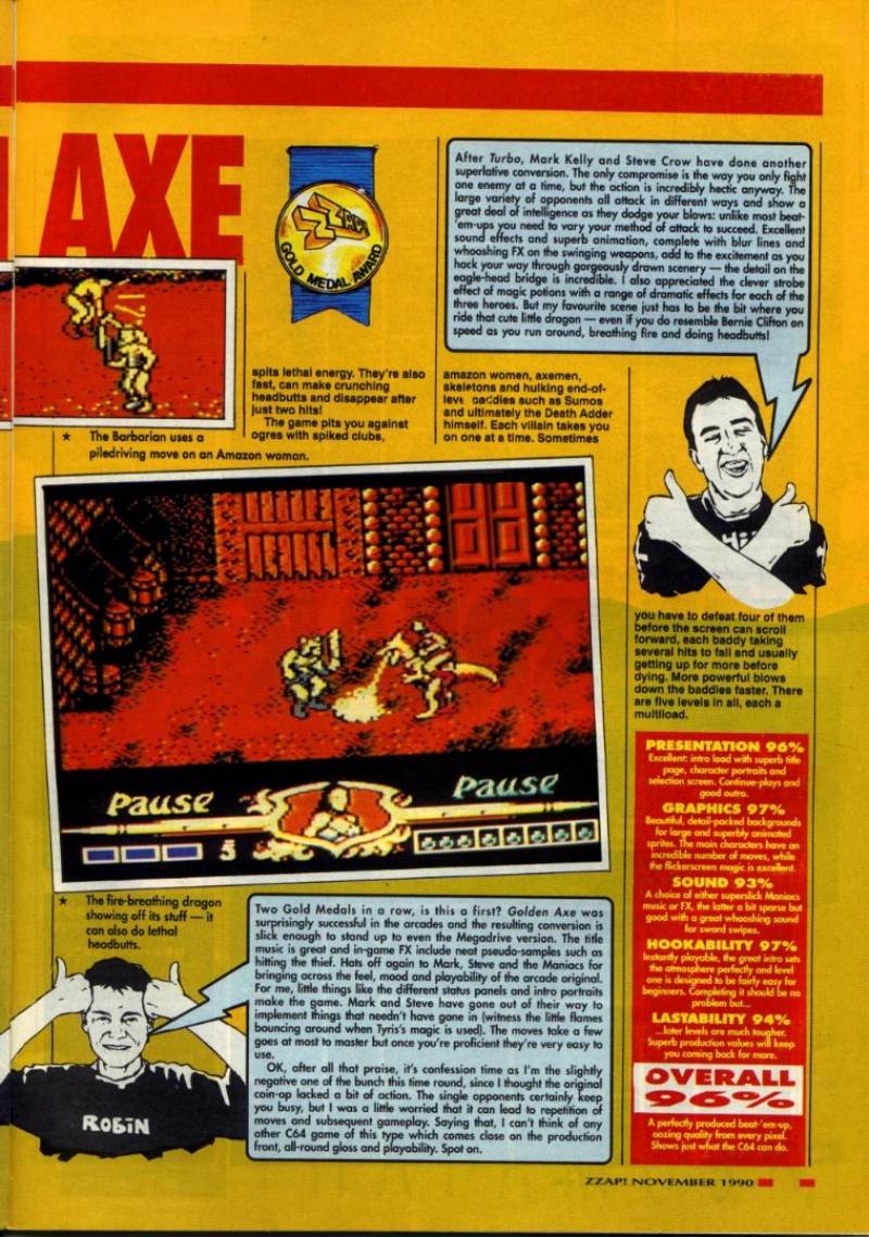 Page 11 from issue 067 of Zzap! from November 1990