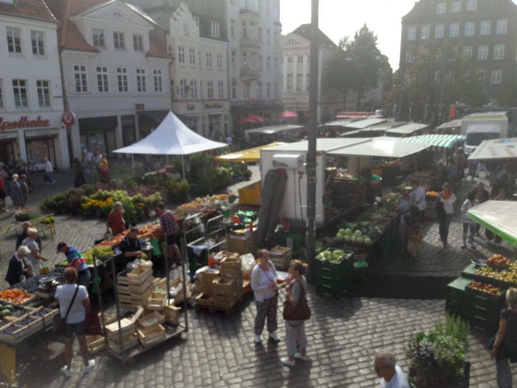 Flensburg market platz