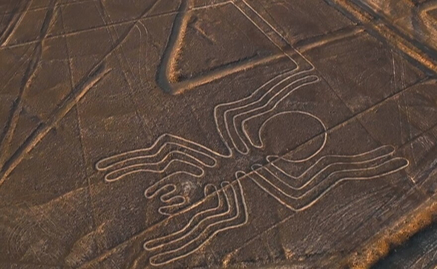 A spider shape in Nazca