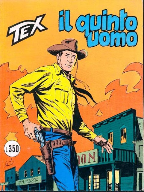 Tex Nr. 180: Il quinto uomo front cover (Italian).
