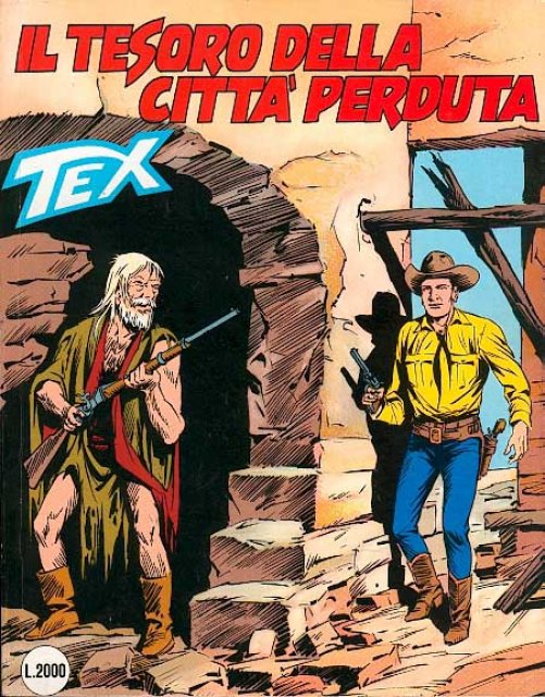 Tex Nr. 358: Il tesoro della citta perduta front cover (Italian).