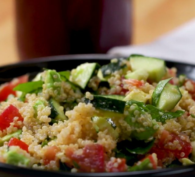 Avocado Quinoa Power Salad (with Video)
