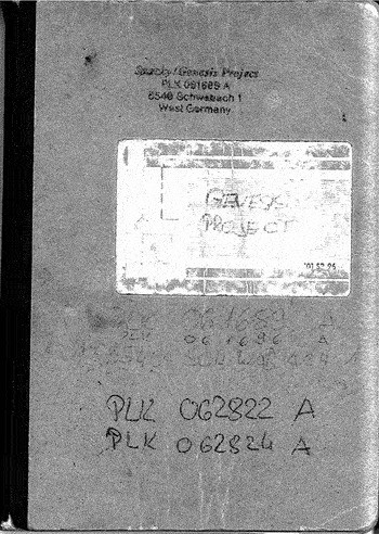 Cover of my original address book.