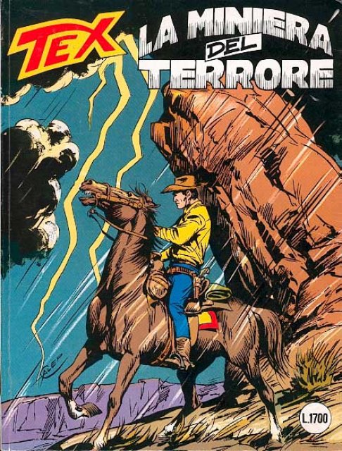 Tex Nr. 336: La miniera del terrore front cover (Italian).