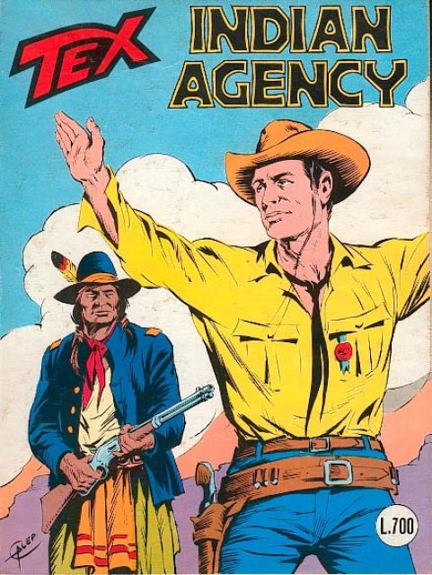 Tex Nr. 256: Indian Agency front cover (Italian).