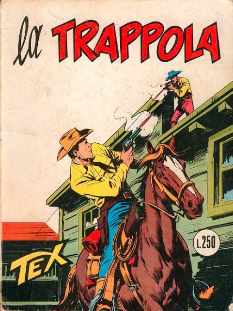 Tex Nr. 141: La trappola front cover (Italian).