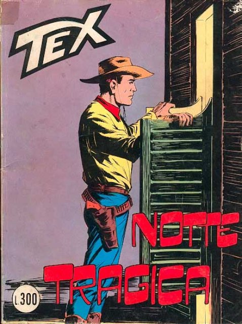 Tex Nr. 057: Notte tragica front cover (Italian).