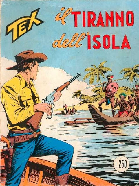 Tex Nr. 157: Il tiranno dell'isola front cover (Italian).