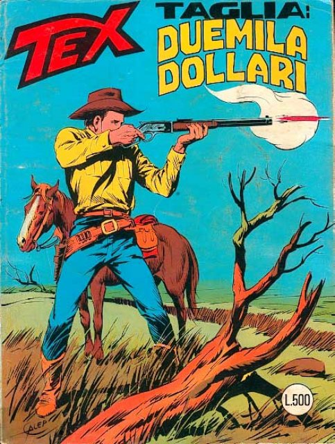 Tex Nr. 226: Taglia: duemila dollari front cover (Italian).