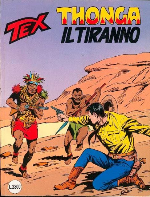Tex Nr. 372: Thonga il tiranno front cover (Italian).