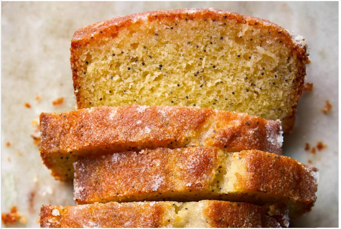 Pink grapefruit drizzle cake • Neperos