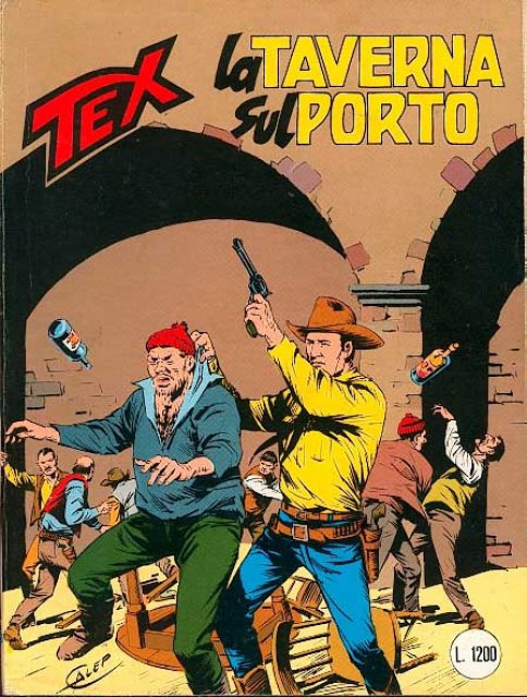 Tex Nr. 305: La taverna sul porto front cover (Italian).