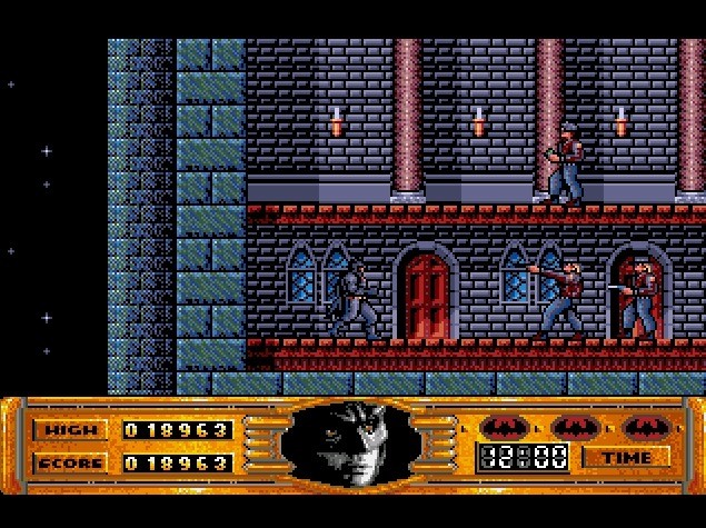 Batman: The Movie for the Amiga computer. The Cathedral.