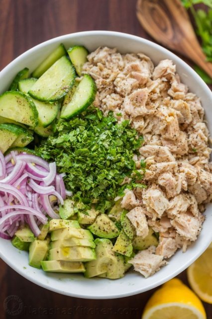 Avocado Tuna Salad Recipe (VIDEO)