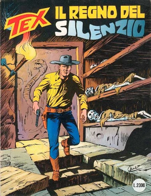 Tex Nr. 381: Il regno del silenzio front cover (Italian).