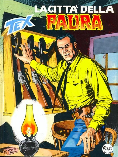 Tex Nr. 512: La citta della paura front cover (Italian).