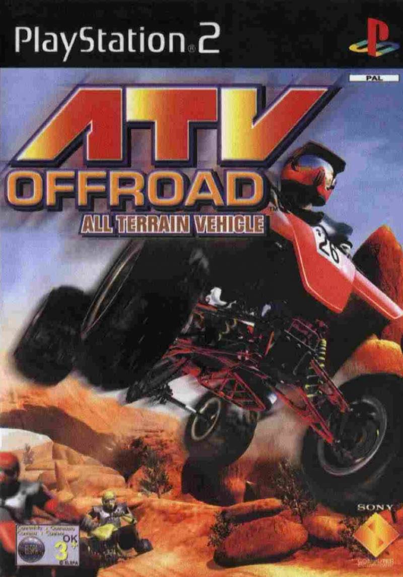 ATV Offroad PAL Playstation 2 front cover
