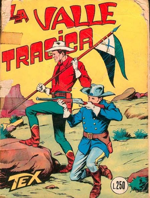Tex Nr. 033: La valle tragica front cover (Italian).