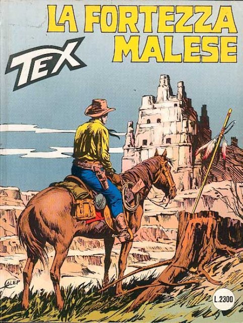 Tex Nr. 383: La fortezza malese front cover (Italian).