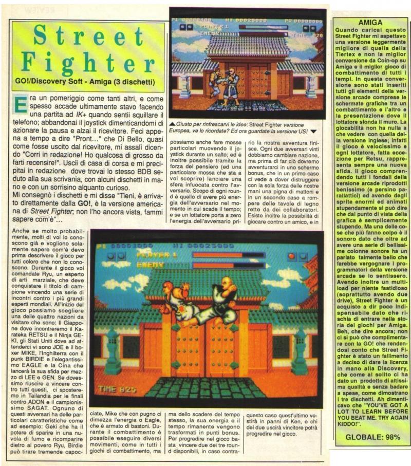 The improved version of Street Fighter for Commodore 64 released in USA