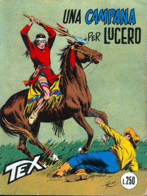 Tex Nr. 154: Una campana per Lucero front cover (Italian).