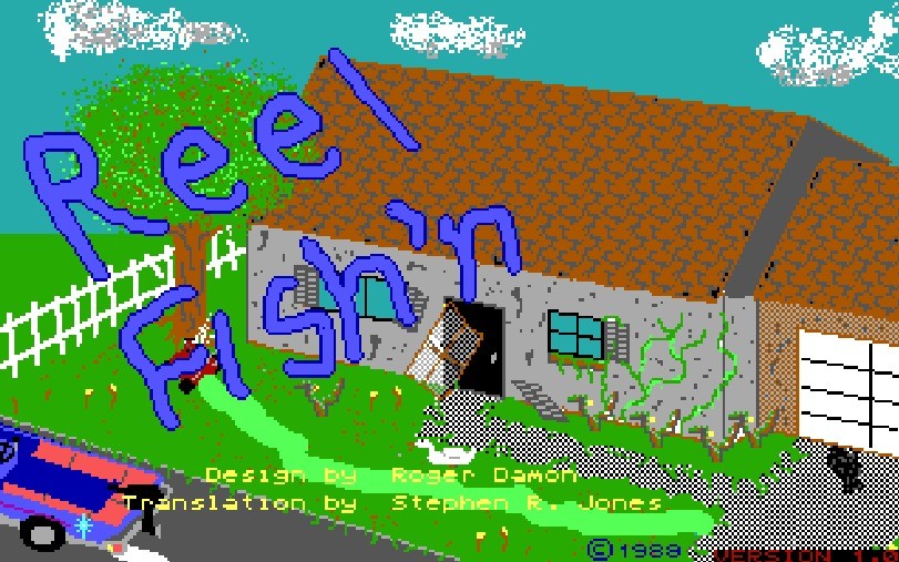 Reel Fish'n Title screen MS-DOS