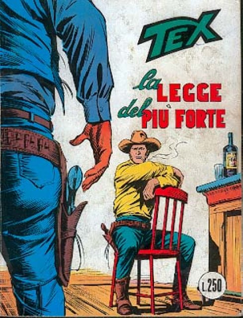 Tex Nr. 118: La legge del piu forte front cover (Italian).
