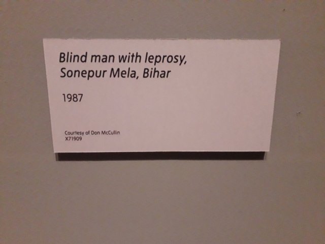 Blind mind with leprosy, Sonepur Mela, Bihar