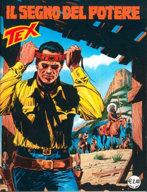 Tex Nr. 527: Il segno del potere front cover (Italian).