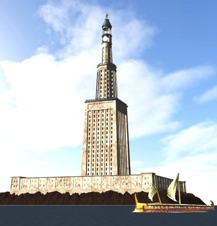 Three-dimensional reconstruction of the Lighthouse of Alexandria based on a comprehensive 2006 study