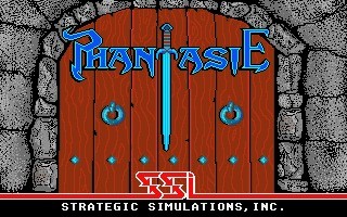 Phantasie for the Atari ST computer: title screen.