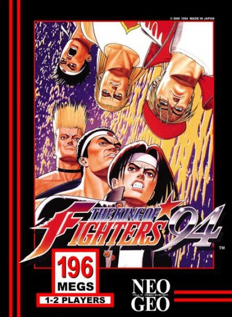 King of Fighters'94 NeoGeo cover.