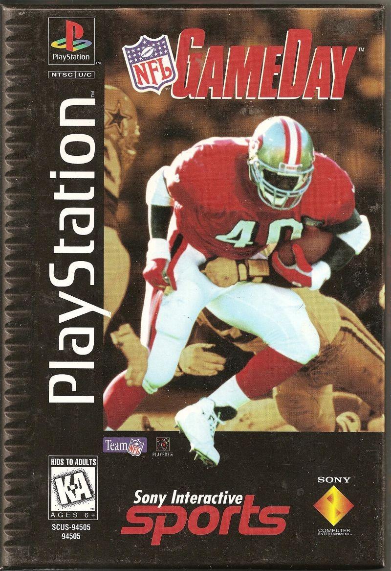 NFL GameDay front cover (Playstation NTSC version for North America)