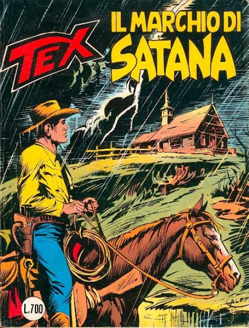 Tex Nr. 248: Il marchio di Satana front cover (Italian).