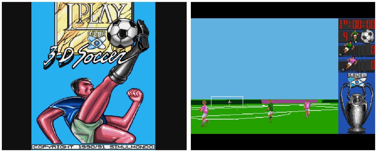 I Play: 3D Soccer from Simulmondo (1990)