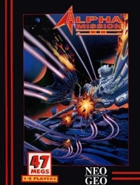 Alpha Mission 2 NeoGeo cover.