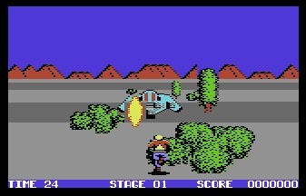 Space Harrier for the commodore 64 USA version