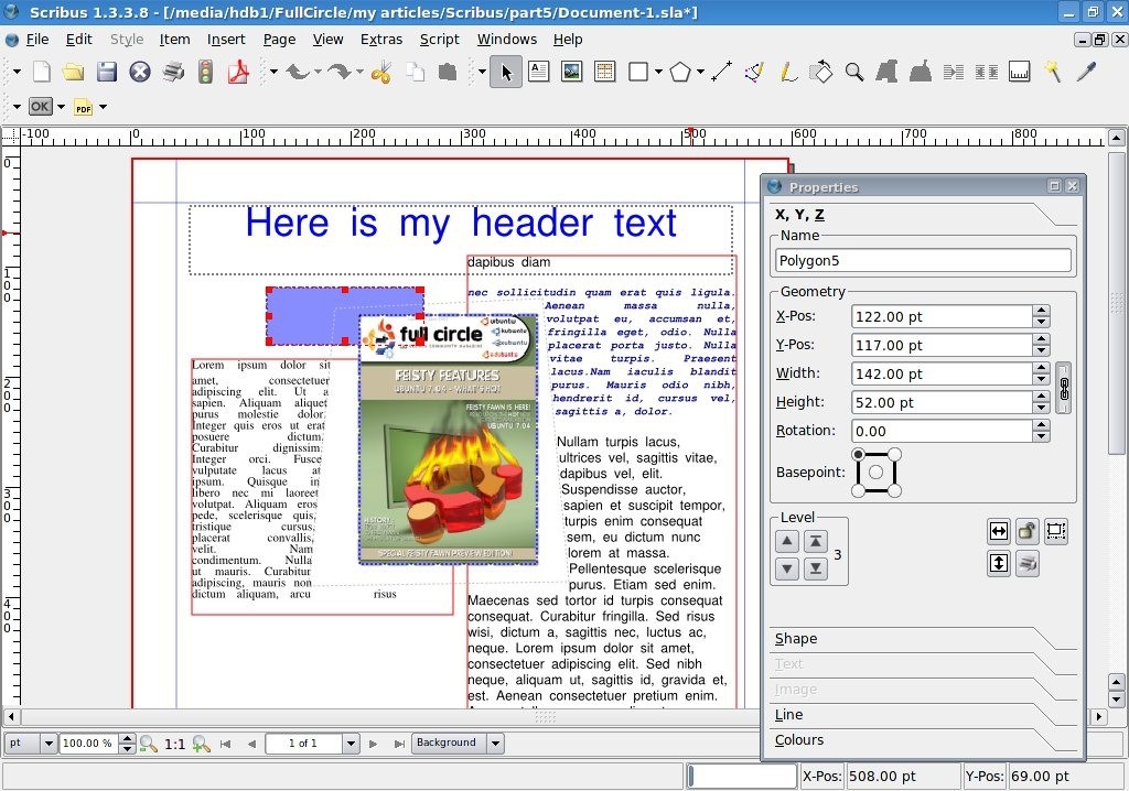 How To: Scribus - Part 5