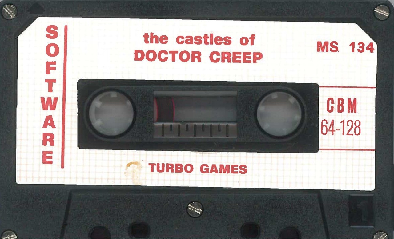THE CASTLE OF DOCTOR CREEP for the Commodore 64 by Armati - tape