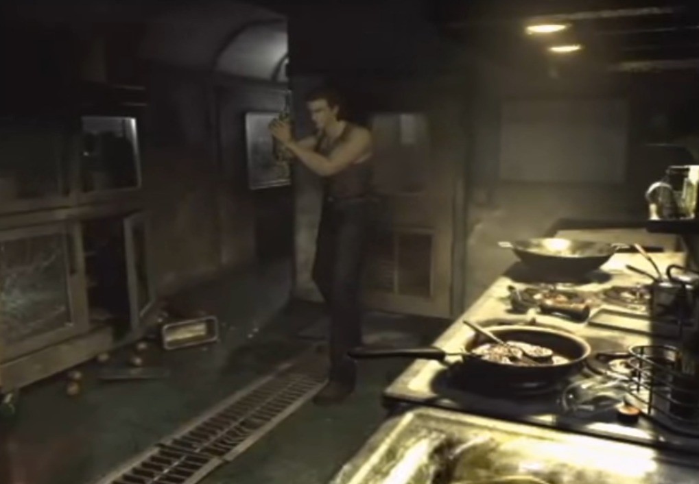 Resident Evil 0 (GameCube): you control Billy.