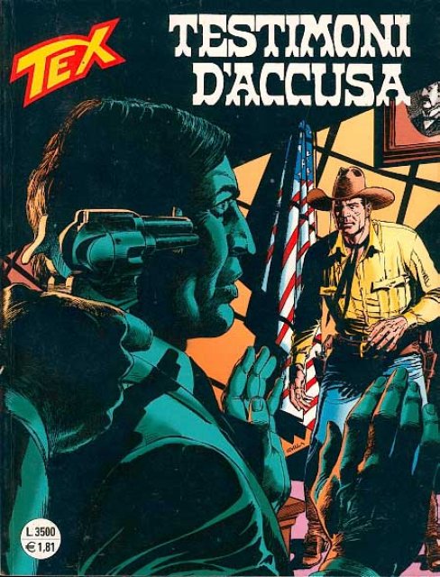 Tex Nr. 472: Testimoni d'accusa front cover (Italian).