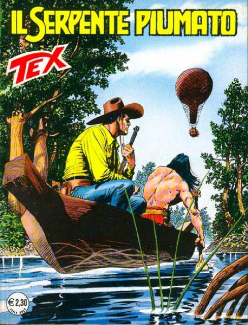 Tex Nr. 517: Il Serpente Piumato front cover (Italian).