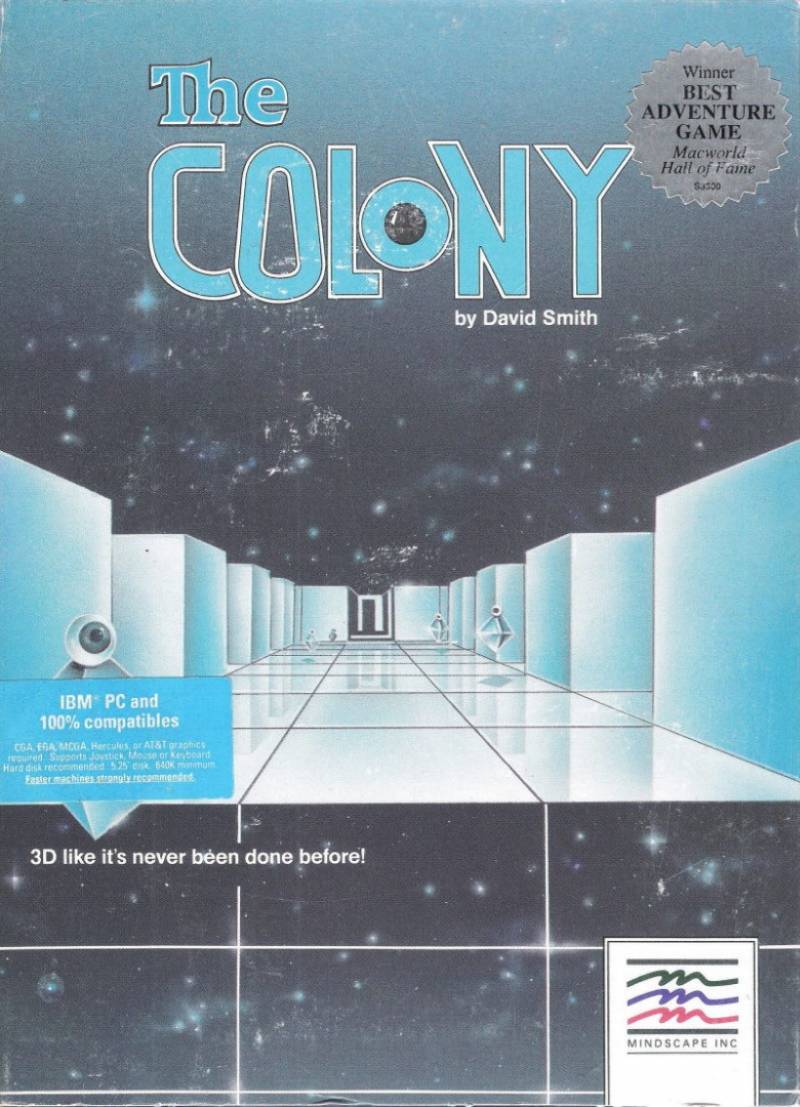 The Colony - DOS front cover