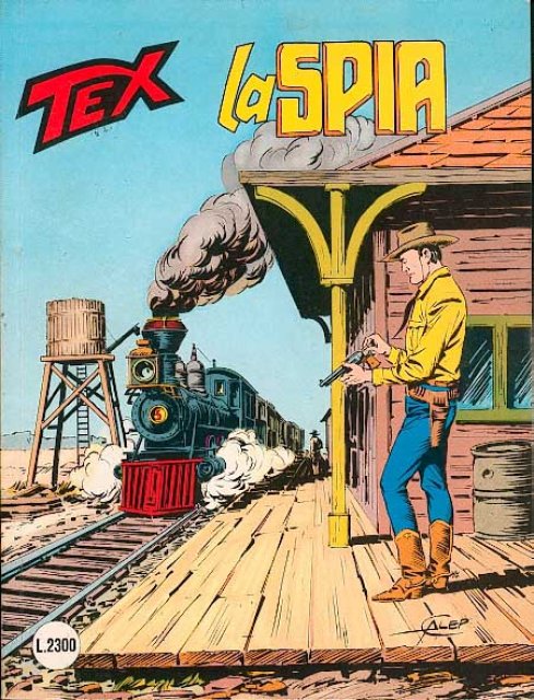 Tex Nr. 371: La spia front cover (Italian).