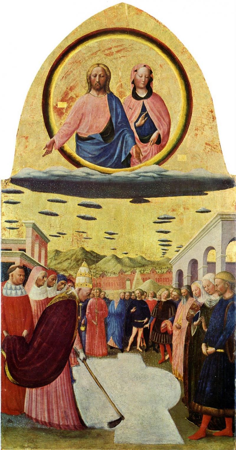 The Miracle of the Snow by Masolino da Panicale