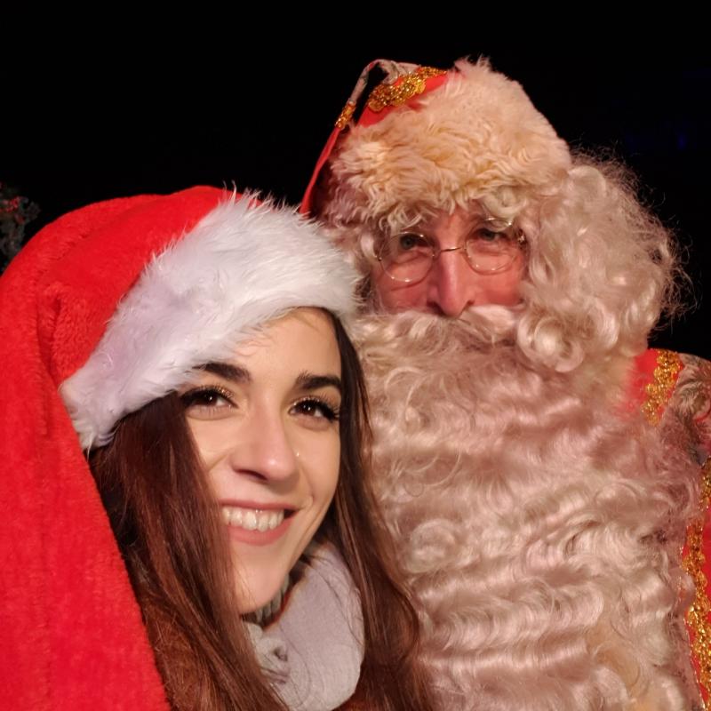 Selfie with Santa Claus