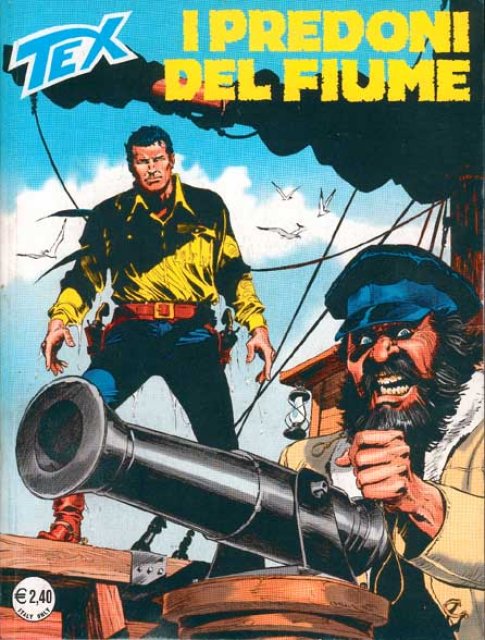 Tex Nr. 531: I predoni del fiume front cover (Italian).