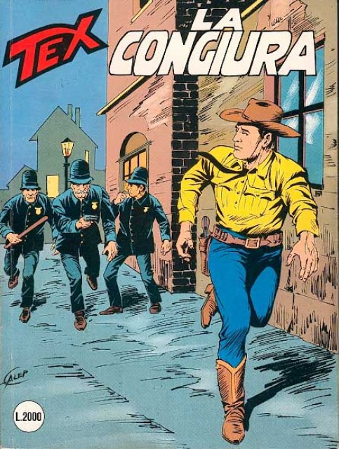 Tex Nr. 354: La congiura front cover (Italian).