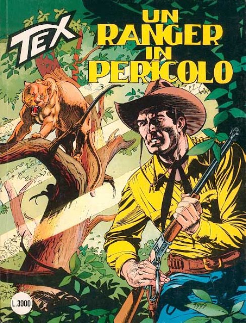 Tex Nr. 442: Un Ranger in pericolo front cover (Italian).